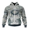 NFL Chicago Bears Custom Name Number Honor US Air Force Veterans Zip Up Hoodie