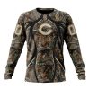 NFL Chicago Bears Custom Name Number Hunting Camo Sweatshirt