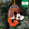 NFL Chicago Bears Mickey Custom Shaped Ornament
