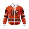 NFL Cincinnati Bengals Custom Name Number Native With Samoa Culture Zip Up Hoodie
