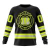 NFL Cincinnati Bengals Custom Name Number Special FireFighter Uniform Sweatshirt