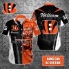 NFL Cincinnati Bengals Custom Name Special Half Tone Mascot Hawaiian Shirt