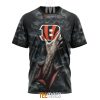 NFL Cincinnati Bengals Halloween Horror Skull T-Shirt