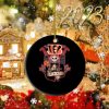 NFL Cincinnati Bengals Jack Skellington Round Ornament
