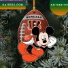 NFL Cincinnati Bengals Mickey Custom Shaped Ornament