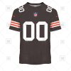 NFL Cleveland Browns Custom Name Number Brown Home Jersey T-Shirt