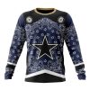 NFL Dallas Cowboys Custom Name Number Classic Style Sweatshirt