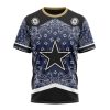 NFL Dallas Cowboys Custom Name Number Classic Style T-Shirt