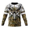 NFL Dallas Cowboys Custom Name Number Deer Skull And Forest Sweatshirt