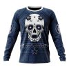 NFL Dallas Cowboys Custom Name Number Kits For Dia De Muertos Sweatshirt