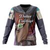 NFL Dallas Cowboys Custom Name Number Mandalorian And Baby Yoda Sweatshirt