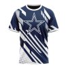 NFL Dallas Cowboys Custom Name Number MotoCross Concept T-Shirt