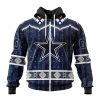 NFL Dallas Cowboys Custom Name Number Native Concepts Zip Up Hoodie