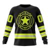 NFL Dallas Cowboys Custom Name Number Special FireFighter Uniform Sweatshirt