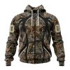 NFL Dallas Cowboys Custom Name Number Special Hunting Camo Zip Up Hoodie
