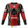NFL Dallas Cowboys Custom Name Number Spider Man Sweatshirt