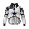 NFL Dallas Cowboys Custom Name Number Star Wars Pullover Hoodie