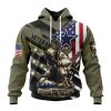 NFL Dallas Cowboys Custom Name Number Veterans Kneeling Soldier Pullover Hoodie