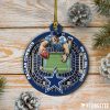NFL Dallas Cowboys Stadium View Round Ornament