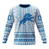 NFL Detroit Lions Custom Name Number Native Concepts Sweatshirt