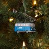 NFL Detroit Lions Retro Bus With Tree Custom Shaped Ornament