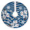 NFL Detroit Lions Snowman Sherpa Christmas Tree Skirt