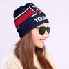 NFL Houston Texans Blue Red Beanie