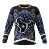 NFL Houston Texans Custom Name Number Classic Style Sweatshirt