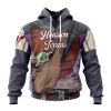 NFL Houston Texans Custom Name Number Mandalorian And Baby Yoda Pullover Hoodie