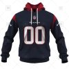 NFL Houston Texans Custom Name Number Navy Home Jersey Pullover Hoodie