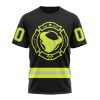 NFL Houston Texans Custom Name Number Special FireFighter Uniform T-Shirt