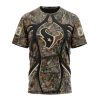 NFL Houston Texans Custom Name Number Special Hunting Camo T-Shirt