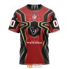 NFL Houston Texans Custom Name Spider Man T-Shirt