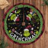 NFL Houston Texans Grinch Green Monster Christmas Tree Skirt