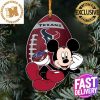 NFL Houston Texans Mickey Custom Shaped Ornament