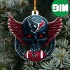 NFL Houston Texans Skull Custom Shaped Ornament