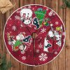 NFL Houston Texans Snoopy Dog Christmas Tree Skirt