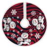 NFL Houston Texans Snowman Sherpa Christmas Tree Skirt