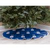 NFL Indianapolis Colts Blue Micro Plush Christmas Tree Skirt