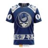NFL Indianapolis Colts Custom Name Number Grateful Dead T-Shirt