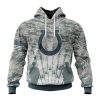 NFL Indianapolis Colts Custom Name Number Honor US Air Force Veterans Pullover Hoodie