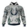 NFL Indianapolis Colts Custom Name Number Honor US Air Force Veterans Zip Up Hoodie