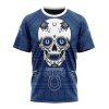 NFL Indianapolis Colts Custom Name Number Kits For Dia De Muertos T-Shirt