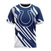 NFL Indianapolis Colts Custom Name Number MotoCross Concept T-Shirt