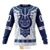 NFL Indianapolis Colts Custom Name Number Native Pattern Sweatshirt