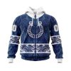 NFL Indianapolis Colts Custom Name Number Native With Samoa Culture Zip Up Hoodie