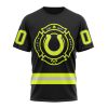 NFL Indianapolis Colts Custom Name Number Special FireFighter Uniform T-Shirt