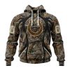 NFL Indianapolis Colts Custom Name Number Special Hunting Camo Pullover Hoodie