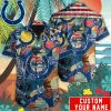 NFL Indianapolis Colts Custom Name Special Vintage Style Hawaiian Shirt