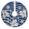 NFL Indianapolis Colts Snowman Sherpa Christmas Tree Skirt